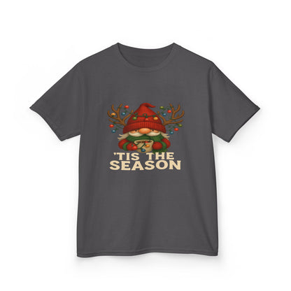 Gnome Dino 'Tis The Season Kids Christmas Tee