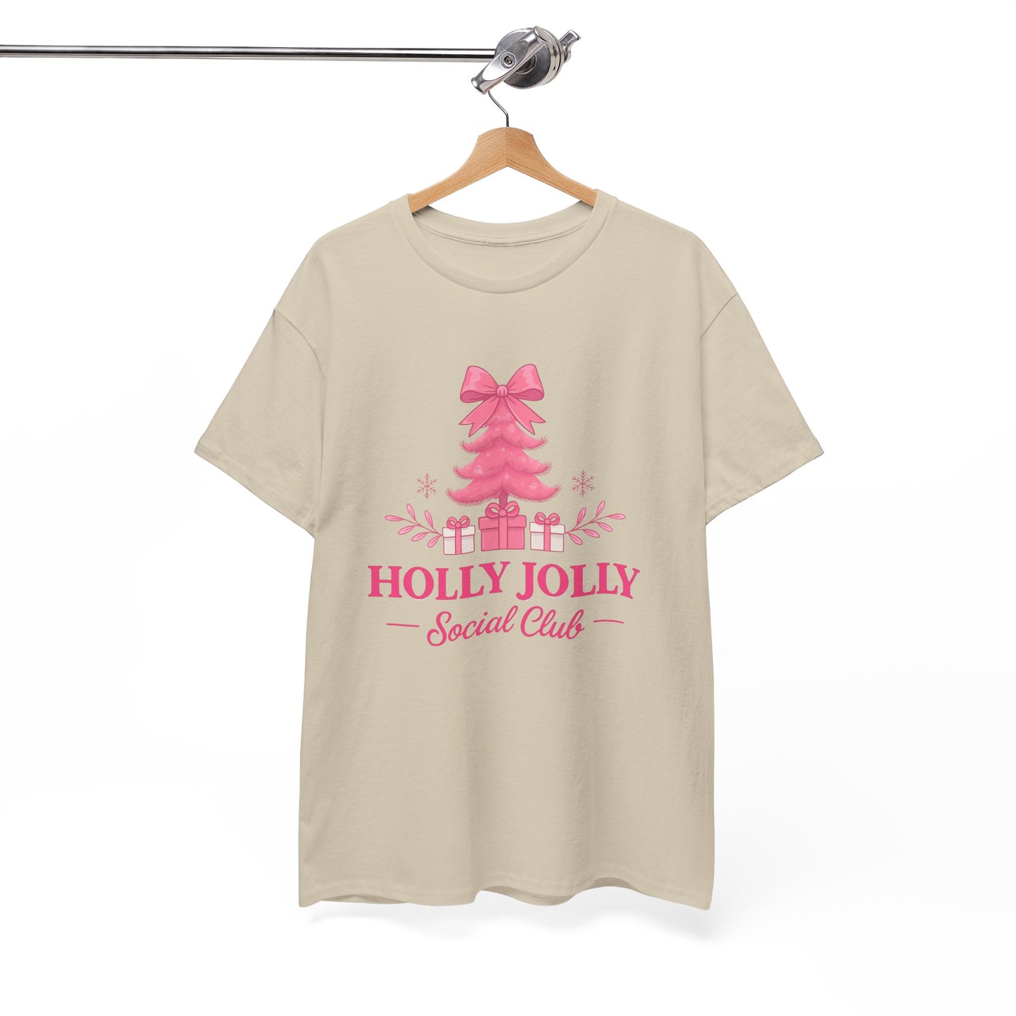 Holly Jolly Pink Tree Tee