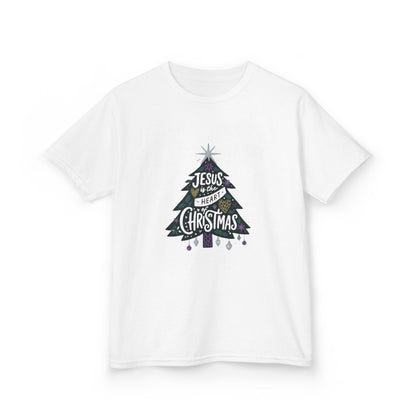 Jesus is the Heart of Christmas Tee - Dinosaur Kids Shirt