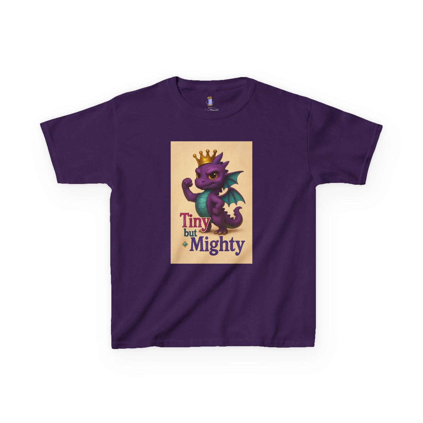 Kids Dragon Tee, Fun Kids T-Shirt, Tiny but Mighty Shirt, Unique Kids Apparel, Gift for Young Adventurers, Cute Dragon Design