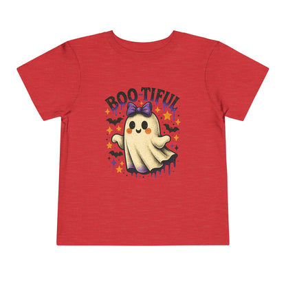Boo-tiful Ghost Halloween Toddler Tee