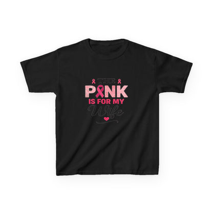 Pink Ribbon Wife Support Tee - Breast Cancer Awareness