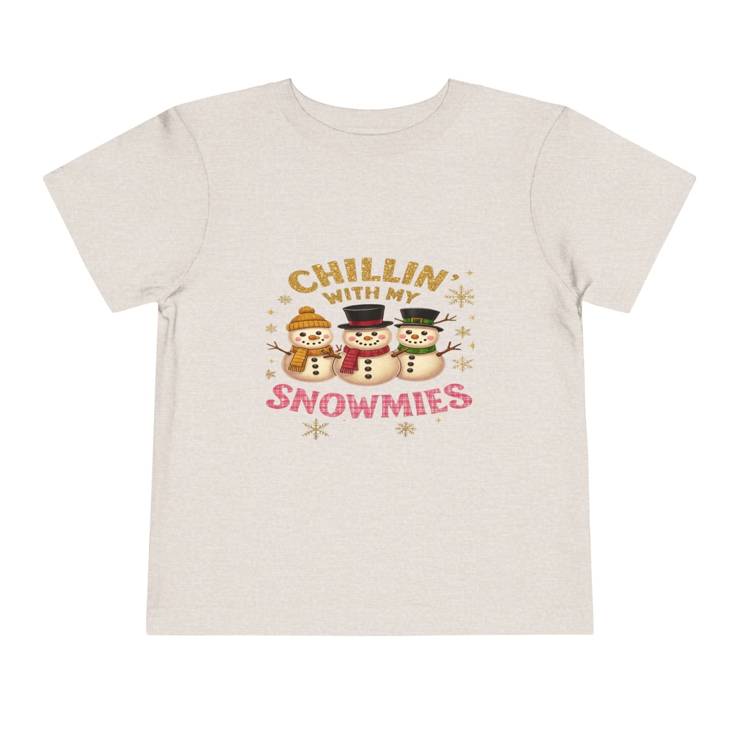 Chillin' with Snowmies Toddler Christmas Tee