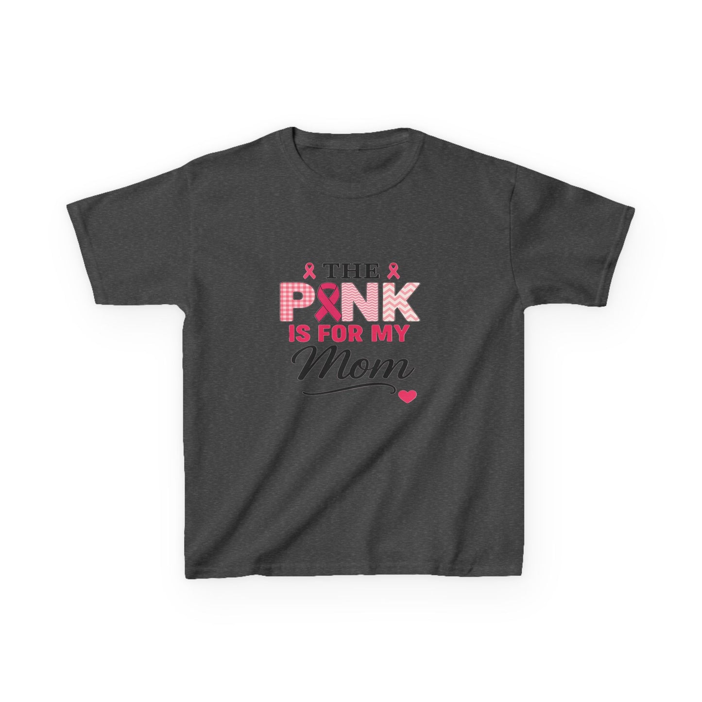 Pink for Mom Breast Cancer Awareness Dinosaur Tee