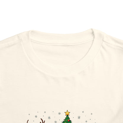 Christmas Basics Toddler Tee - Festive Holiday Fun