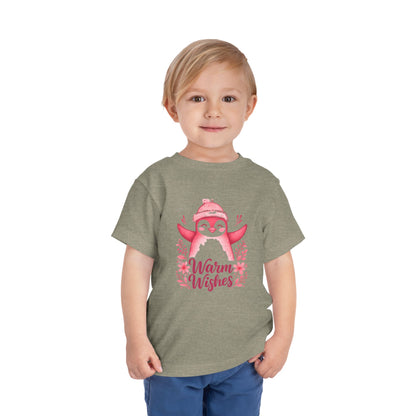 Warm Wishes Penguin Toddler Christmas Tee