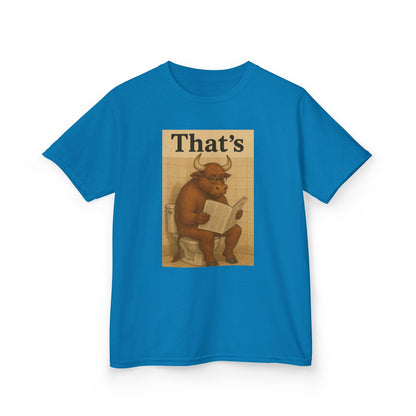 Bull Market Bathroom Break - Funny Kids Tee