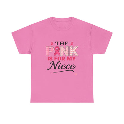 Pink Ribbon Niece Tee - Breast Cancer Awareness