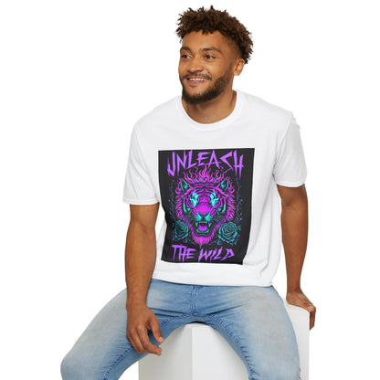 Unleash the Wild Graphic Tee | Cool Graphic Shirt, Unisex T-Shirt, Animal Lover Gift, Nature-Inspired Fashion, Festival Wear