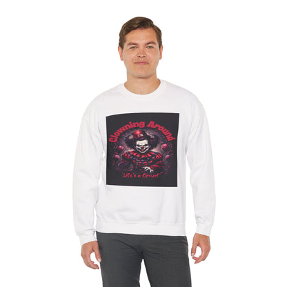Creepy Clown Halloween Sweatshirt - Onna Thread's