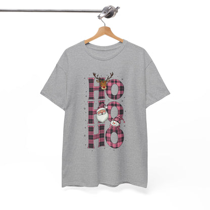 Ho Ho Ho Plaid Holiday Tee