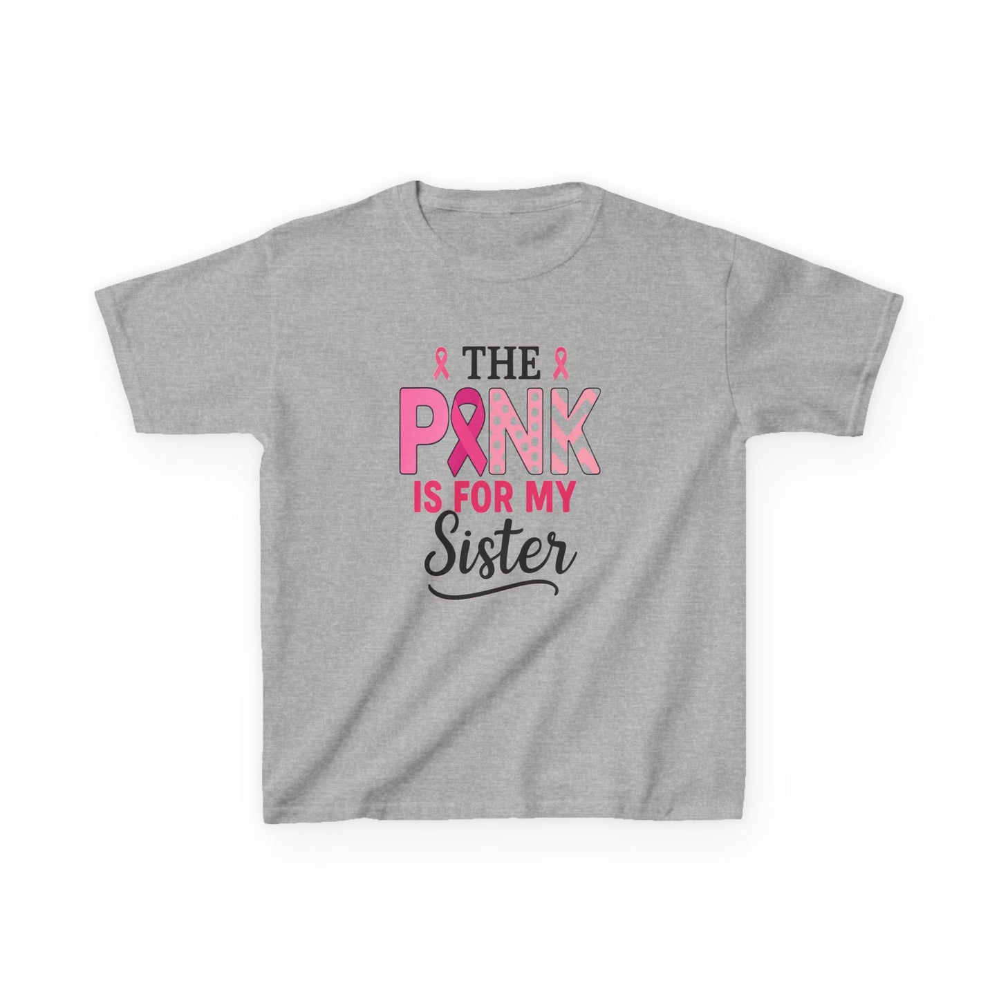 Pink Ribbon Sister Tee: Breast Cancer Awareness Gift