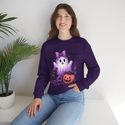 Cute Halloween Ghost Crewneck Sweatshirt