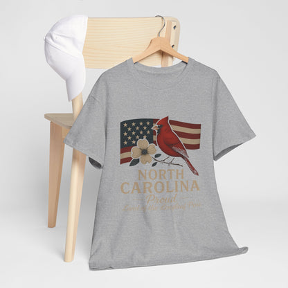 NC Pride: Cardinal, Dogwood & State Flag Tee
