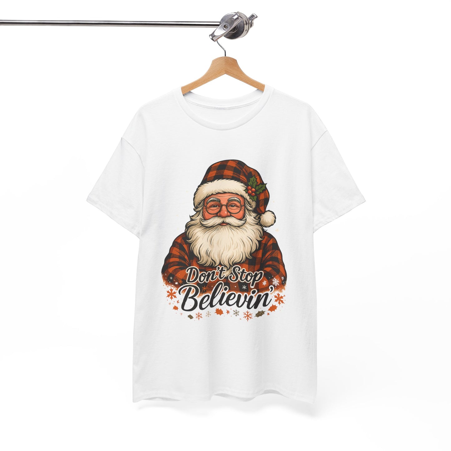 Santa Believes: Don't Stop Believin'  Tee