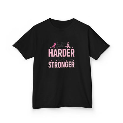 Fight HARDER Live STRONGER - Breast Cancer Awareness Tee