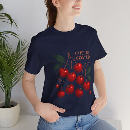 Cherry Coated Tee — Vintage Cherry Graphic T-Shirt