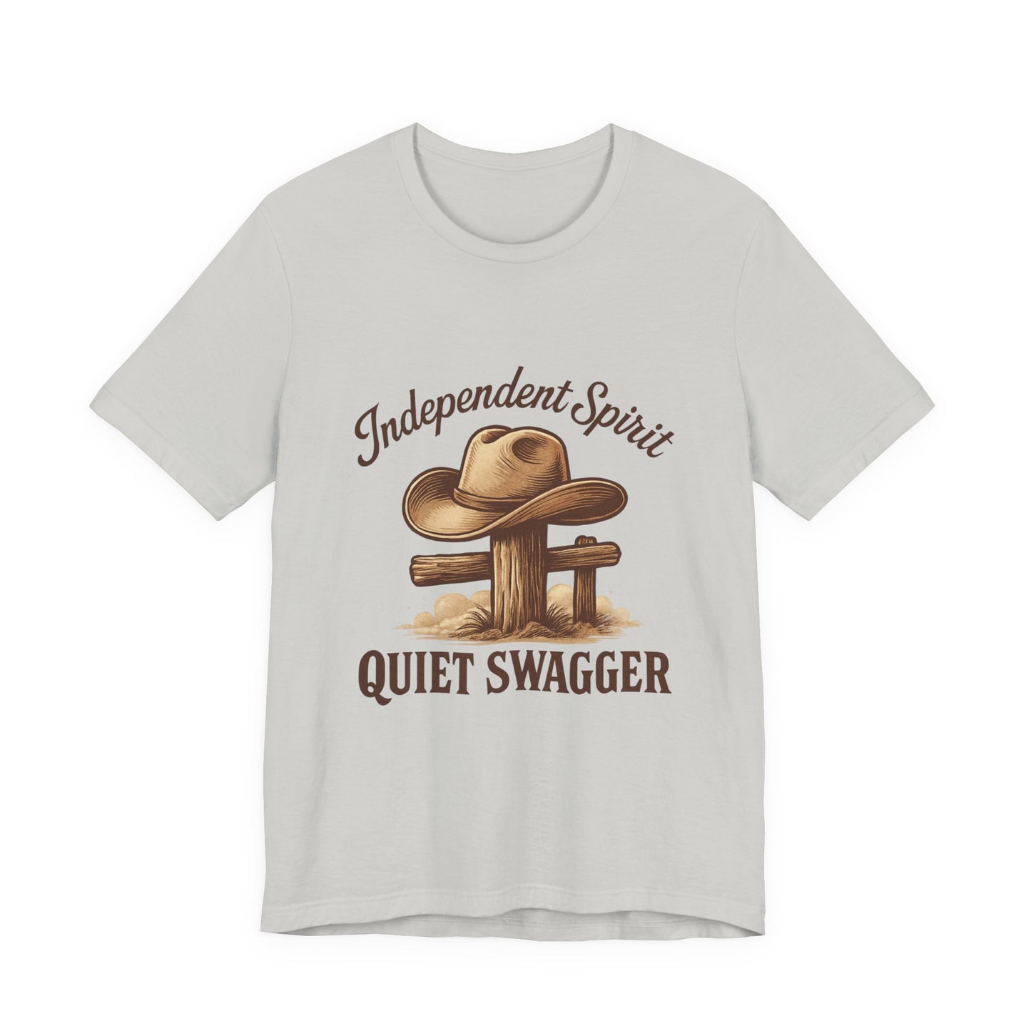 Quiet Swagger Cowboy Tee — Independent Spirit Western T-Shirt