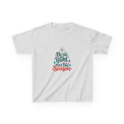 Be the LIGHT Christmas Tree Dino Kids Tee