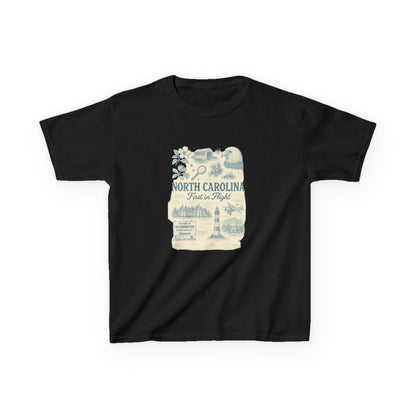 NC Vintage Travel Tee: First in Flight Kids Shirt