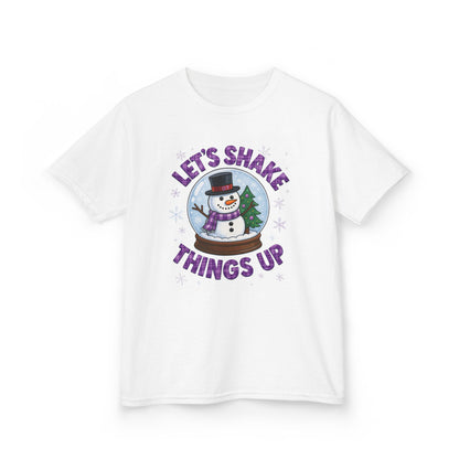 OT Snowman Snow Globe Kids Christmas Tee