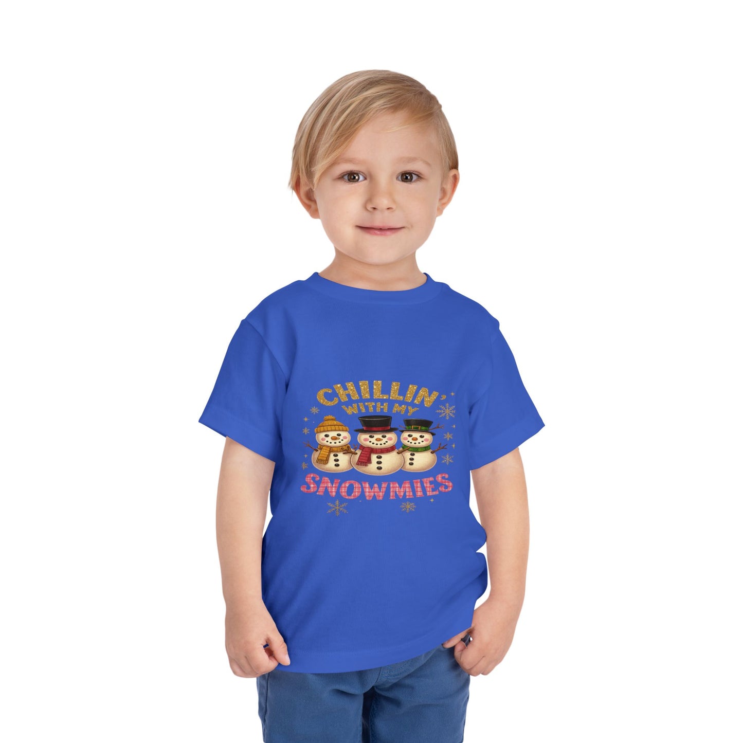 Chillin' with Snowmies Toddler Christmas Tee