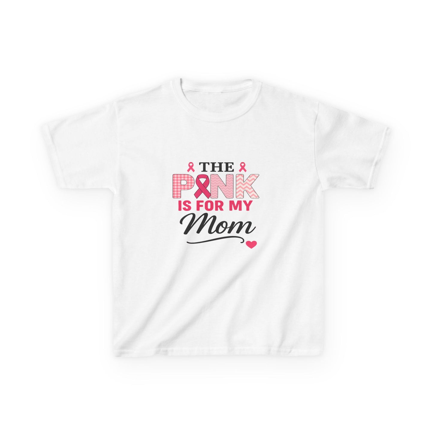 Pink for Mom Breast Cancer Awareness Dinosaur Tee