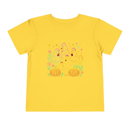 Chicken & Pumpkins Toddler Christmas Tee