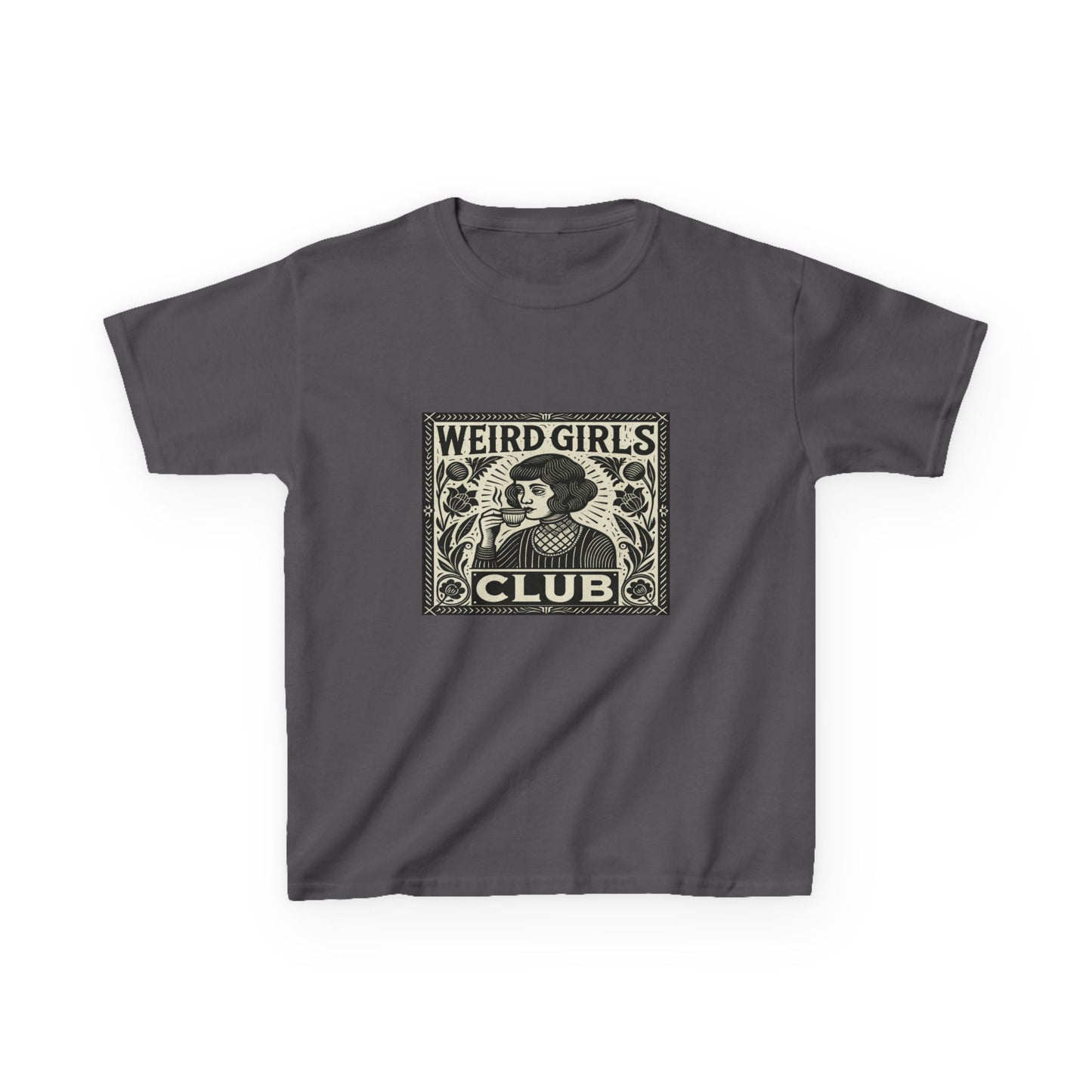 Weird Girls Club Tea Party Tee - Retro Graphic