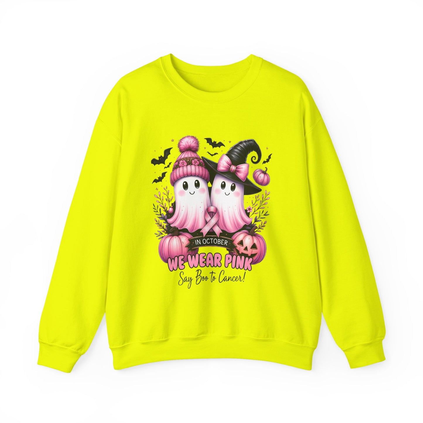 Boo-tiful Breast Cancer Awareness Halloween Crewneck