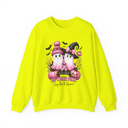 Boo-tiful Breast Cancer Awareness Halloween Crewneck