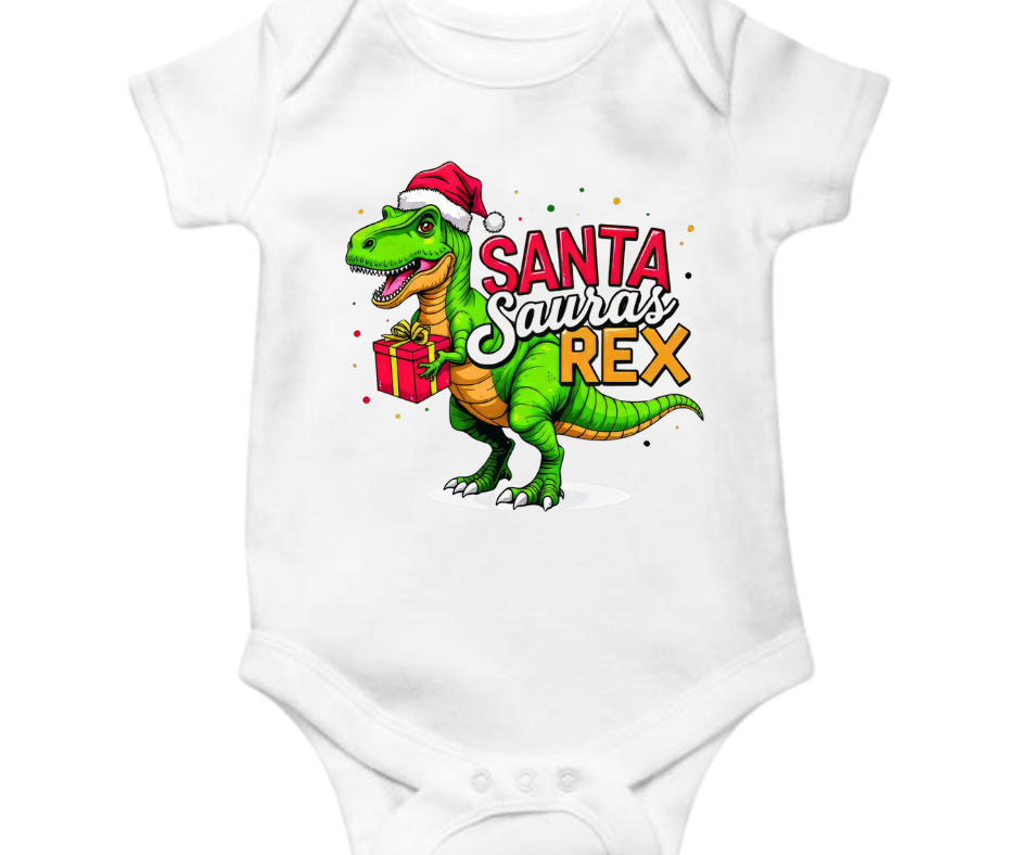 Santa Rex Christmas Onesie