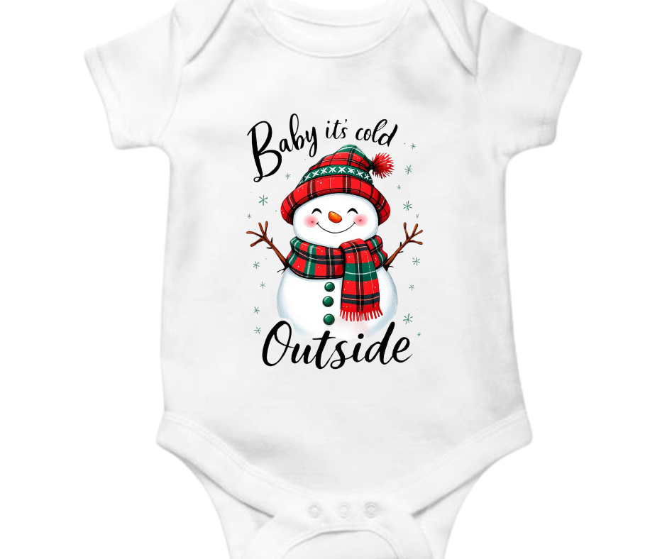 Santa Baby It's Cold Outside Onesie