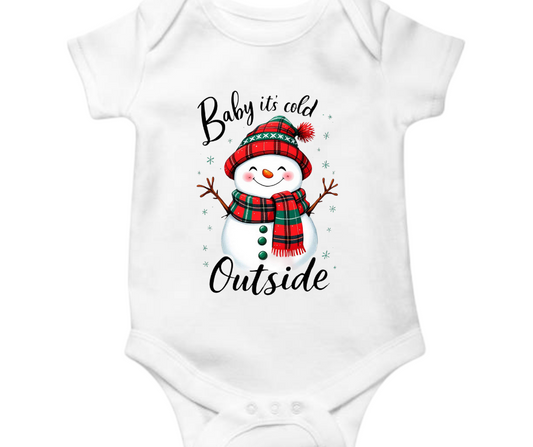 Santa Baby It's Cold Outside Onesie