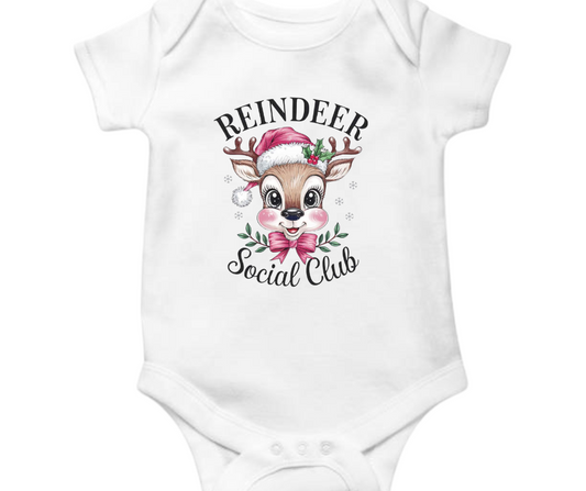 Reindeer Social Club Christmas Onesie