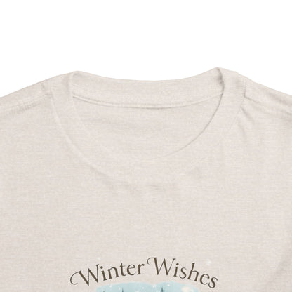 Winter Wishes Cottage Christmas Tee - Toddler Holiday