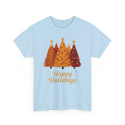 Happy Holidays Christmas Trees Tee