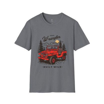 Jeep Wrangler Adventure Tee, Summer T-Shirt, Outdoor Enthusiast Gift, Camping Shirt, Road Trip Apparel, Vintage Jeep Design