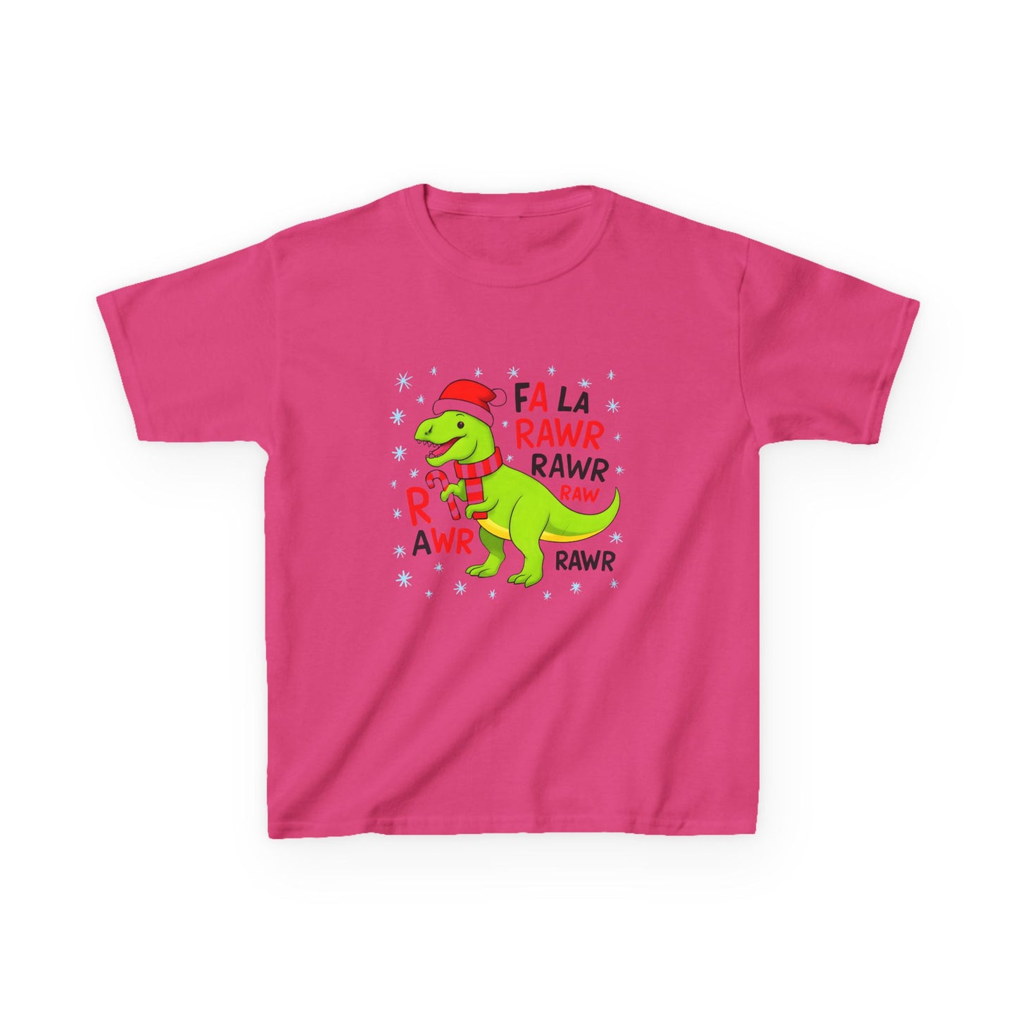 Holiday Dinosaur Kids Tee, Christmas Shirt, Fun Dinosaur T-Shirt, Kids Party Outfit, Cute Graphic Tee, Gift for Kids