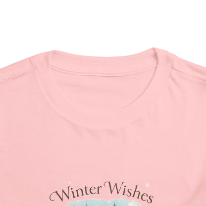 Winter Wishes Cottage Christmas Tee - Toddler Holiday