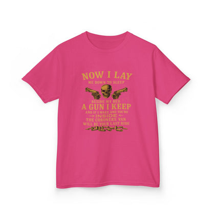 Now I Lay Me Down: Skull & Guns Kids Tee