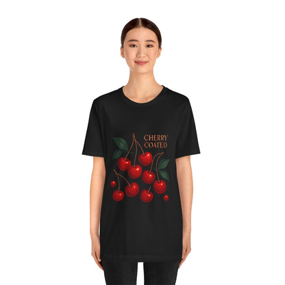 Cherry Coated Tee — Vintage Cherry Graphic T-Shirt