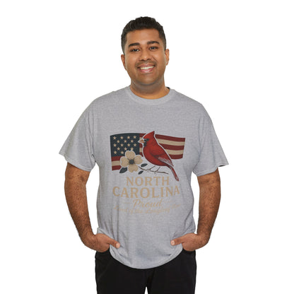 NC Pride: Cardinal, Dogwood & State Flag Tee