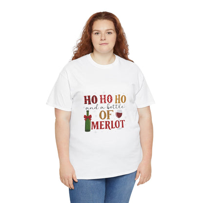 Ho Ho Ho Merlot Christmas Tee