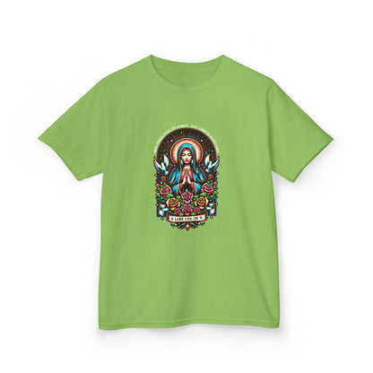 Virgin Mary Graphic Tee - Christmas Kids Shirt