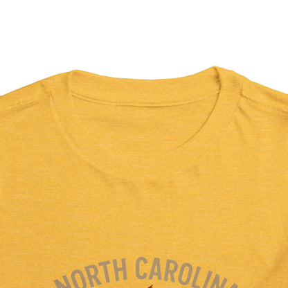 Toddler Tee - NC Cardinal and Dogwood Flower Design
