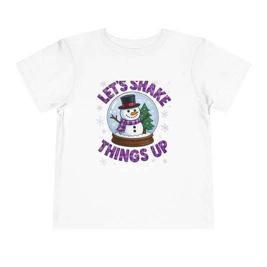 Shake Things Up! Snowman Christmas Toddler Tee