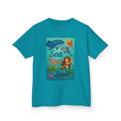 Kids Sea-Themed Tee, Ocean Adventure Shirt, Summer Casual Wear, Beach Birthday Gift, Fun Underwater T-Shirt, Nautical Kids Apparel