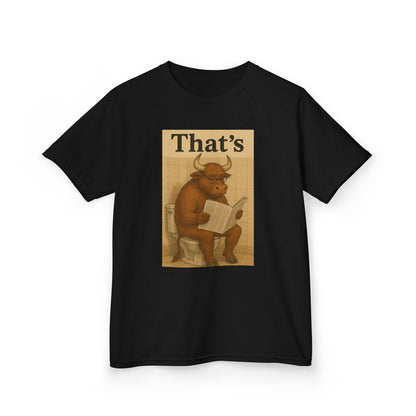 Bull Market Bathroom Break - Funny Kids Tee