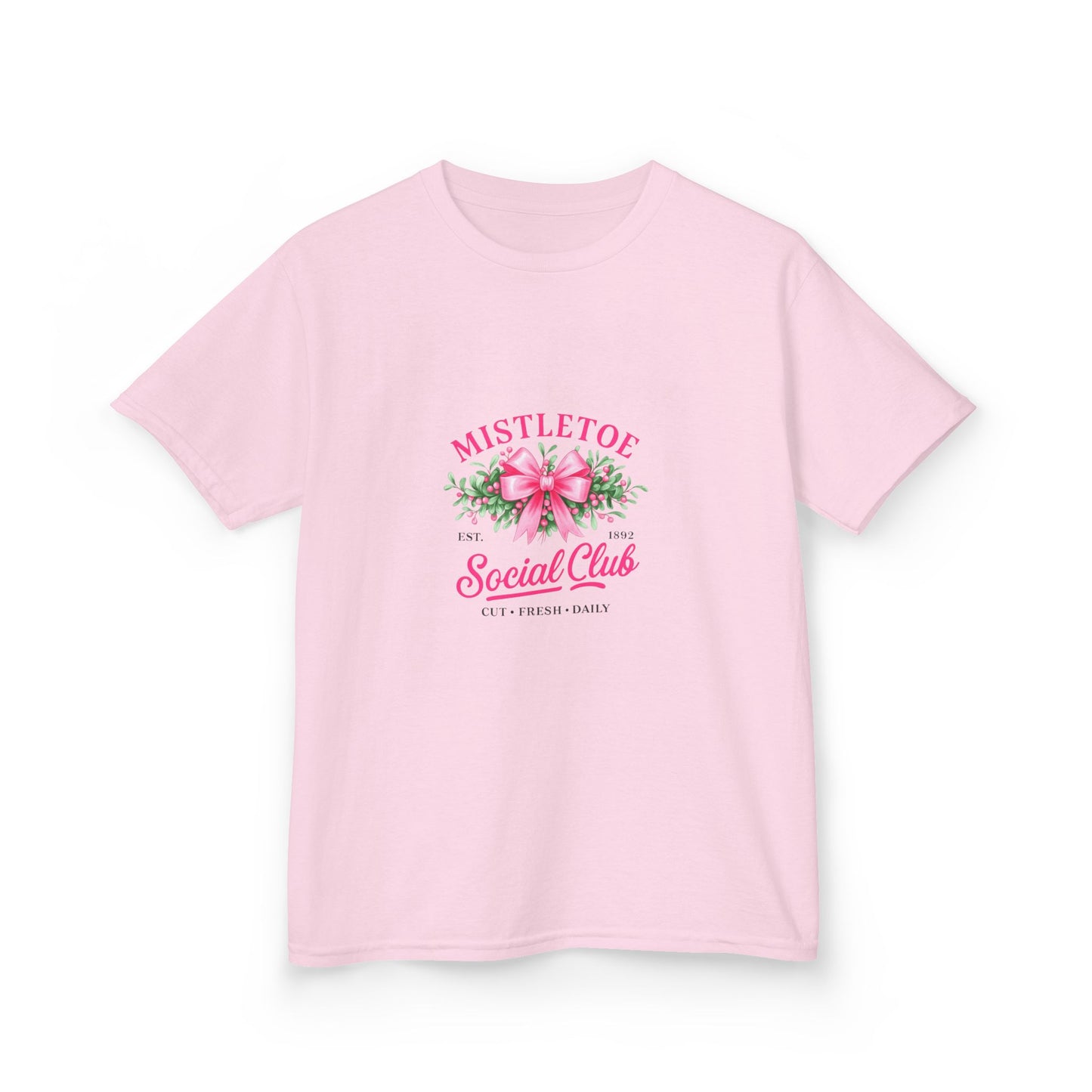 Mistletoe Dino Tee - Christmas Fun for Kids
